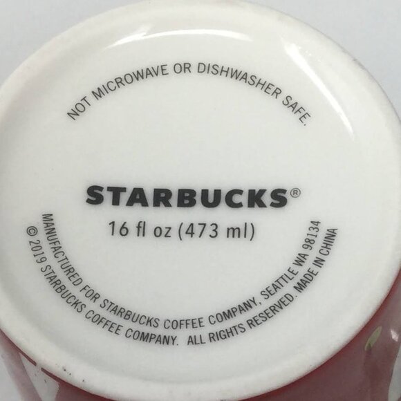 Starbucks Red Holiday Tree 16oz. 2019 - Picture 7 of 7